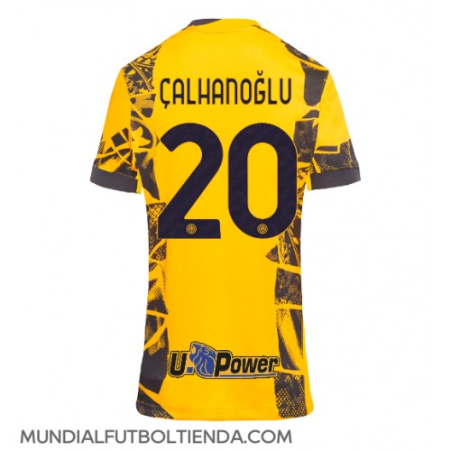 Camiseta Inter Milan Hakan Calhanoglu #20 Tercera Equipación Replica 2024-25 para mujer mangas cortas